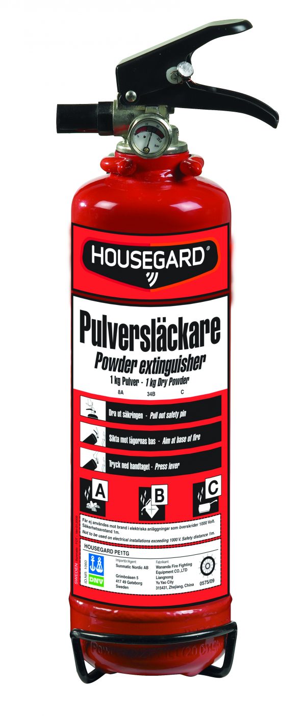 1 kg pulversläckare