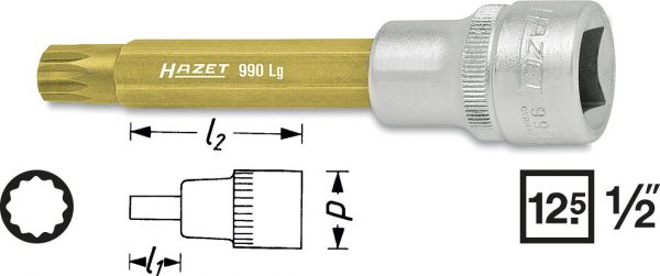 Hylsa 1/2" XZN M12