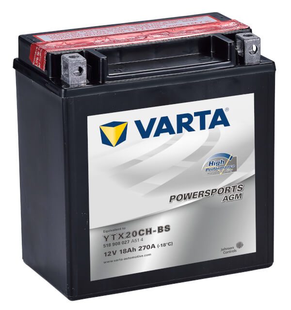 Batteri MC YTX20CH-BS AGM HP - 18Ah