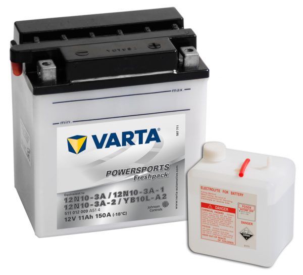 Batteri YB10L-A2 - 11Ah