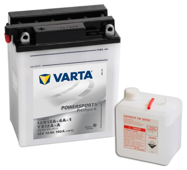 Batteri YB12A-A  - 12Ah