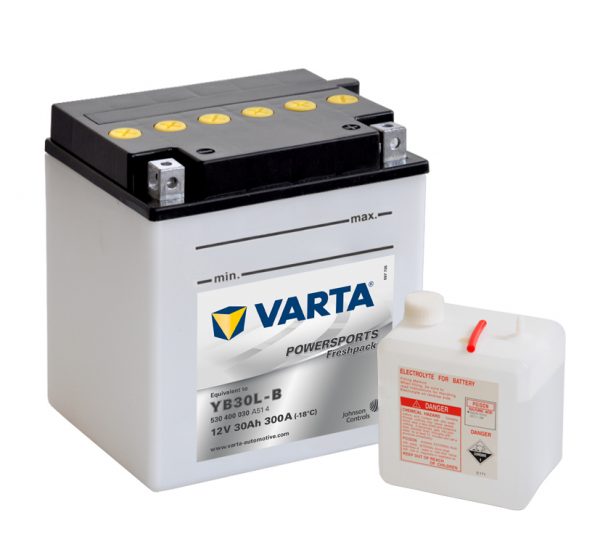 Batteri YB30L-B -30Ah