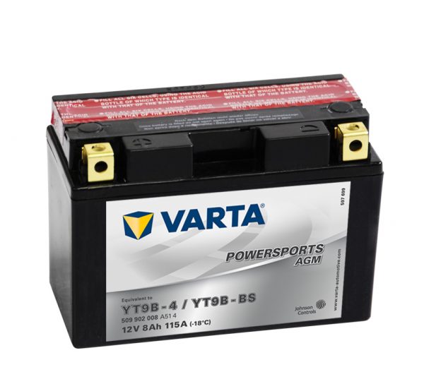 Batteri YT9B-BS - 9Ah AGM