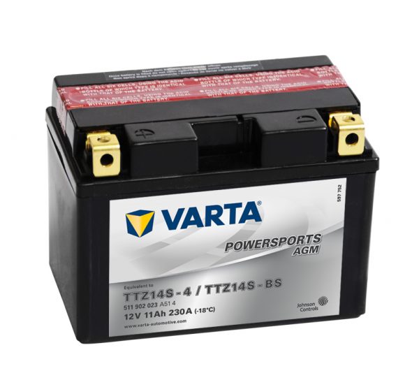 Batteri YTZ14S-BS - 11Ah