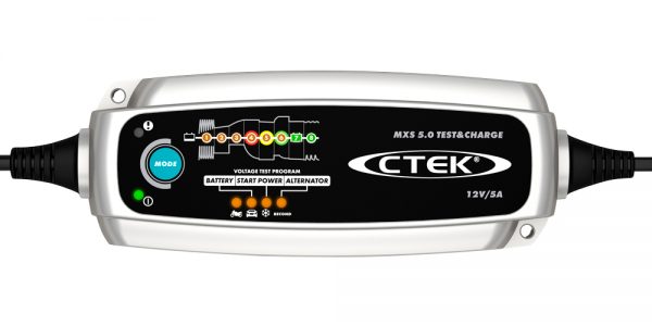 Batteriladdare MXS5.0 test & charge