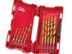 Borrsats SHOCKWAVE™ HSS-G TiN Red Hex - 10-pack