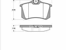 Bromsbelägg T5075