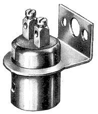 Lamphållare BA 15d 2-poler skruv