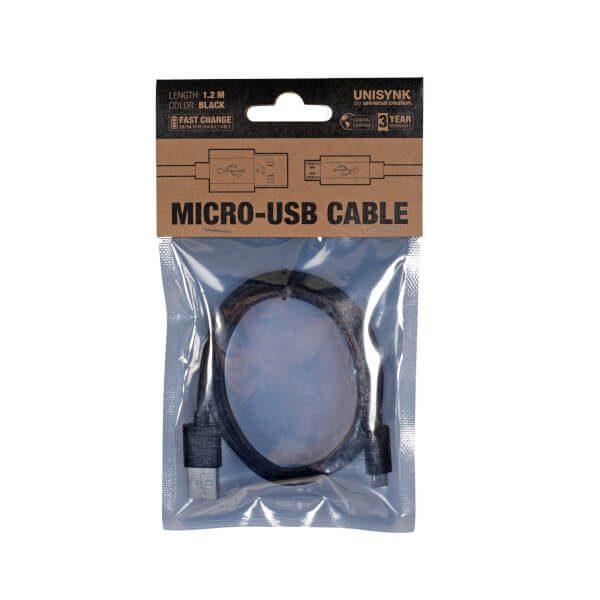 Micro USB kabel 1.2m