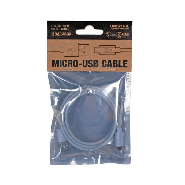 Micro USB kabel 1.2m