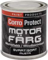 Motorfärg Svart 250ml