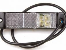 Positionslykta 24V LED med reflex 130x32 mm