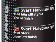 Sprayfärg Halvblank Svart 400ml