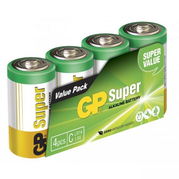 Super Alkaline C-batteri