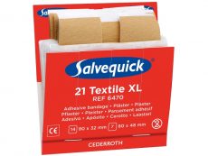 Textilplåster Salvequick Extra stora  6470